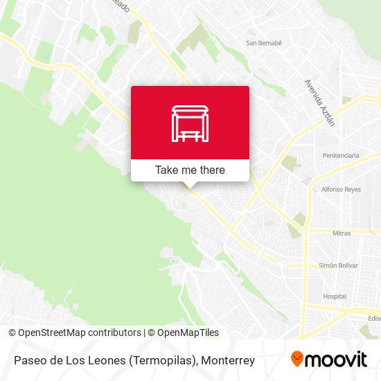 Mapa de Paseo de Los Leones (Termopilas)