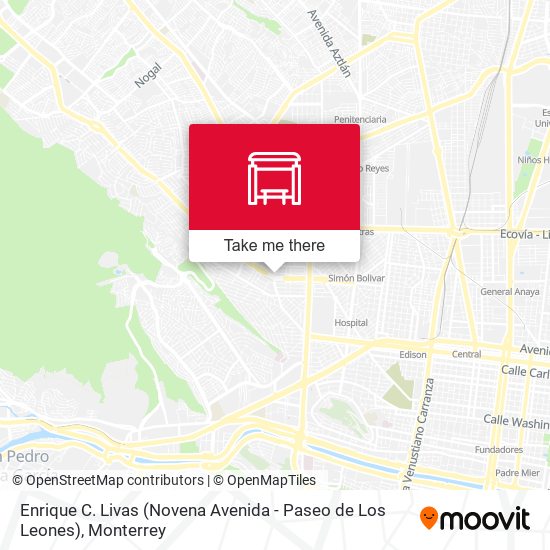 Enrique C. Livas (Novena Avenida - Paseo de Los Leones) map