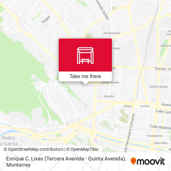 Enrique C. Livas (Tercera Avenida - Quinta Avenida) map