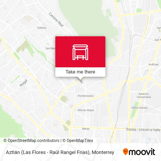 Mapa de Aztlán (Las Flores - Raúl Rangel Frías)