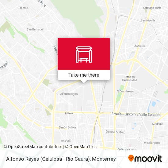 Mapa de Alfonso Reyes (Celulosa - Río Caura)