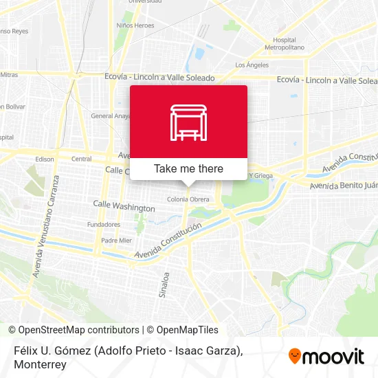 Mapa de Félix U. Gómez (Adolfo Prieto - Isaac Garza)