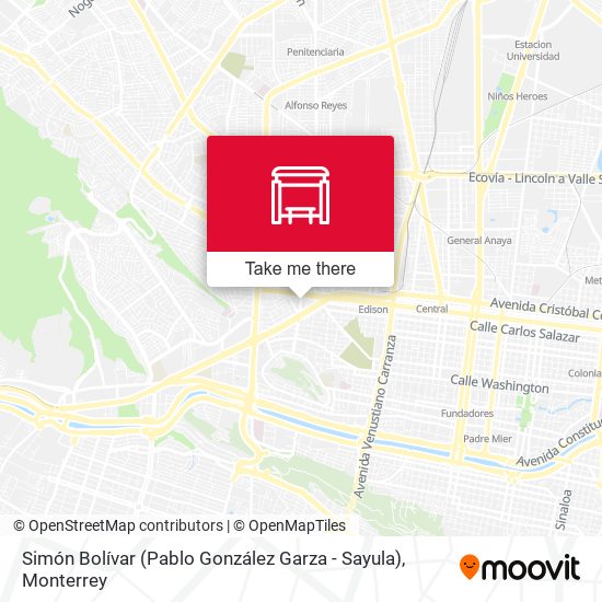 Mapa de Simón Bolívar (Pablo González Garza - Sayula)