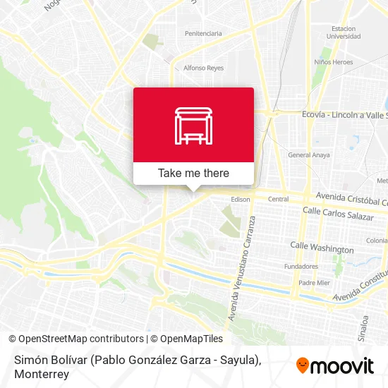 Mapa de Simón Bolívar (Pablo González Garza - Sayula)