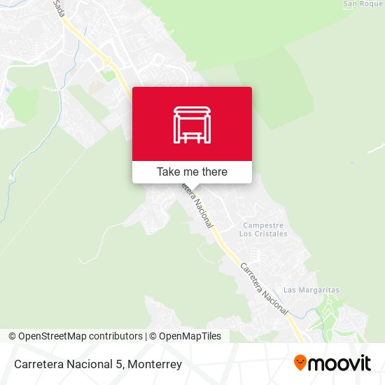 Carretera Nacional 5 map