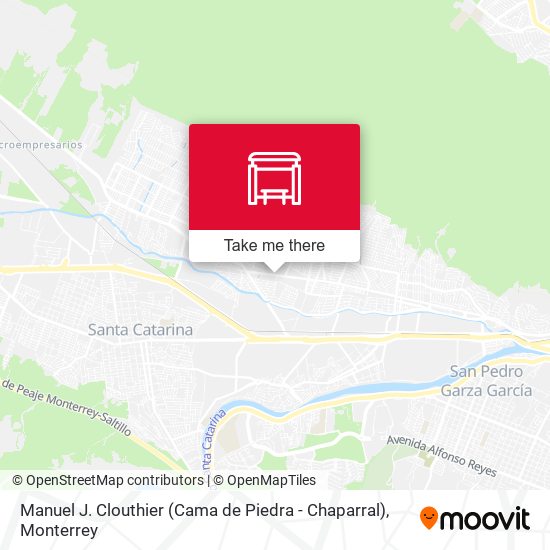 Mapa de Manuel J. Clouthier (Cama de Piedra - Chaparral)