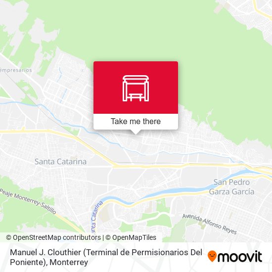 Manuel J. Clouthier (Terminal de Permisionarios Del Poniente) map