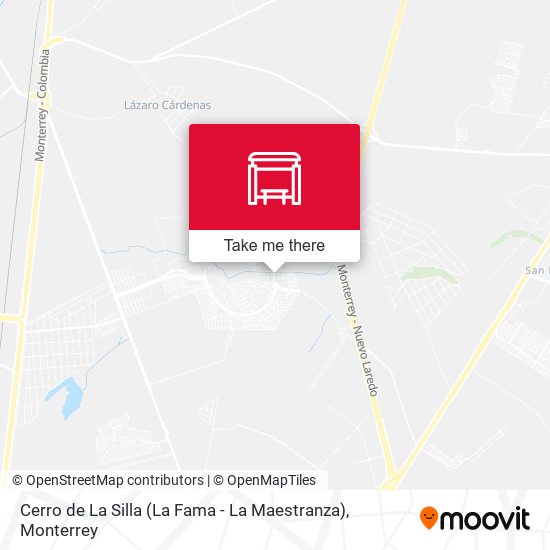 Cerro de La Silla (La Fama - La Maestranza) map