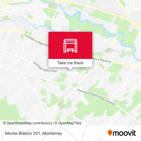 Monte Blanco 201 map