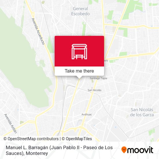 Manuel L. Barragán (Juan Pablo II - Paseo de Los Sauces) map