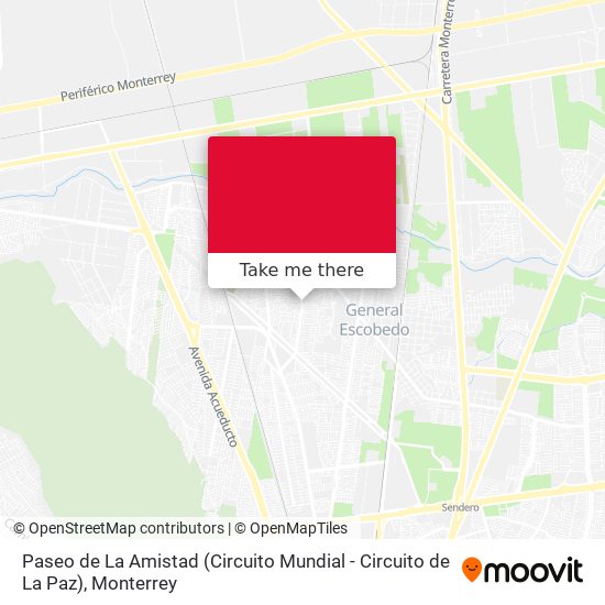 Paseo de La Amistad (Circuito Mundial - Circuito de La Paz) map