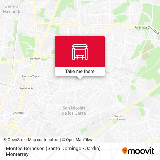 Montes Berneses (Santo Domingo - Jardín) map