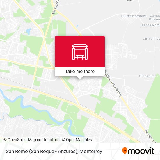San Remo (San Roque - Anzures) map