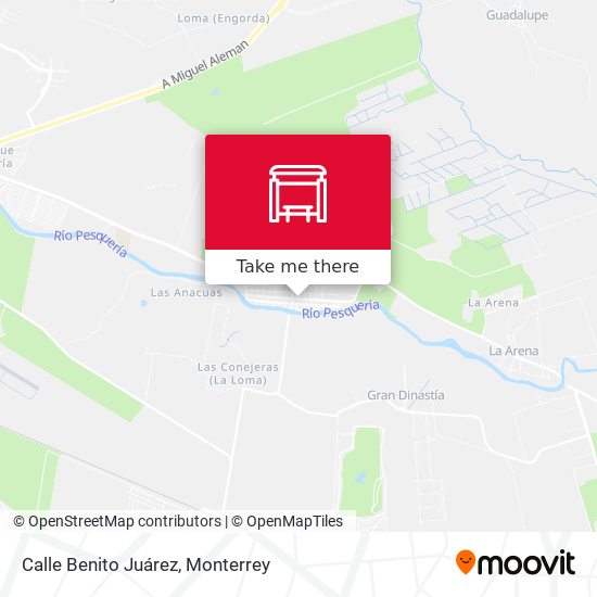 Calle Benito Juárez map