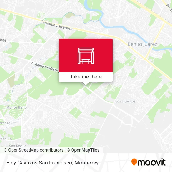Mapa de Eloy Cavazos San Francisco