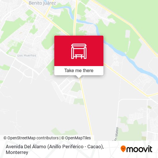 Mapa de Avenida Del Álamo (Anillo Periférico - Cacao)