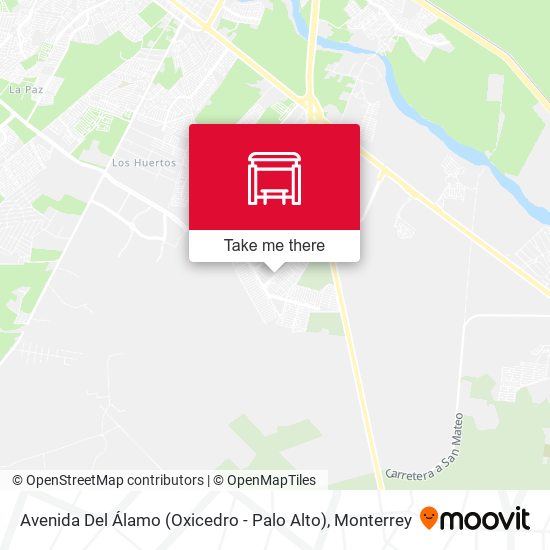 Mapa de Avenida Del Álamo (Oxicedro - Palo Alto)