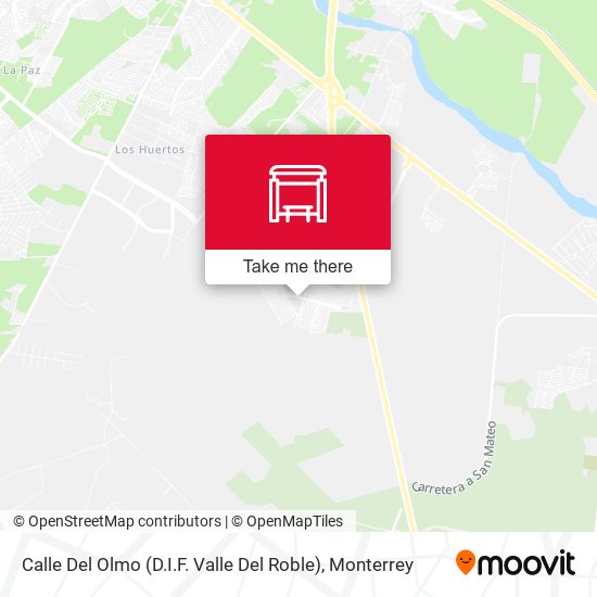 Mapa de Calle Del Olmo (D.I.F. Valle Del Roble)