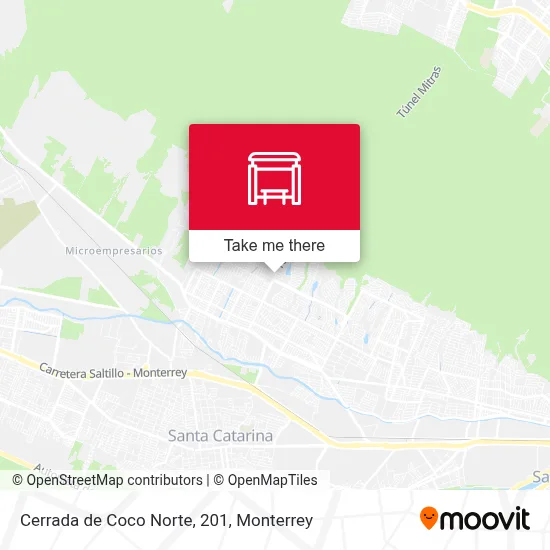 Cerrada de Coco Norte, 201 map
