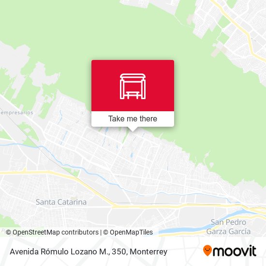 Avenida Rómulo Lozano M., 350 map