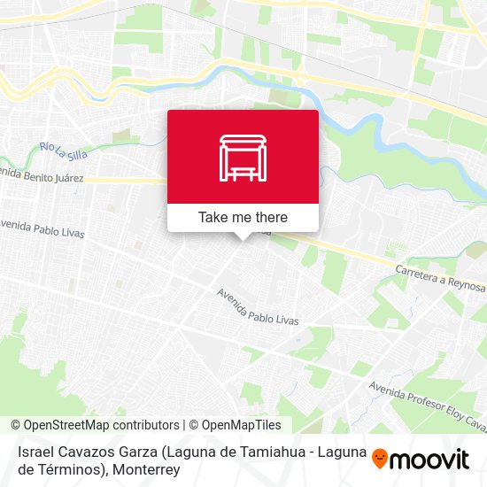 Israel Cavazos Garza (Laguna de Tamiahua - Laguna de Términos) map