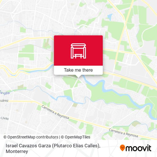 Mapa de Israel Cavazos Garza (Plutarco Elías Calles)