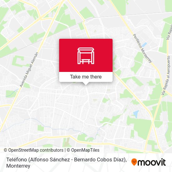 Teléfono (Alfonso Sánchez - Bernardo Cobos Díaz) map