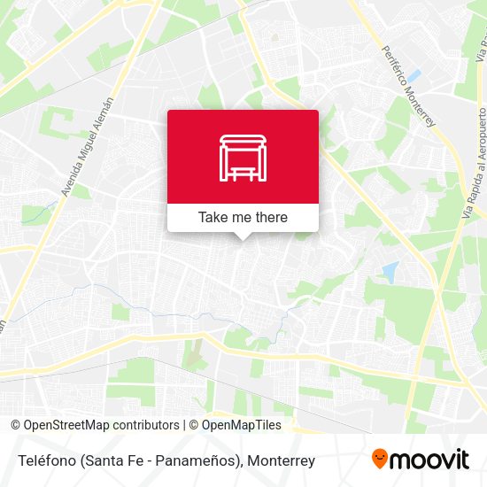 Mapa de Teléfono (Santa Fe - Panameños)