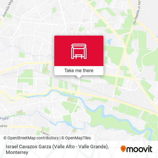 Mapa de Israel Cavazos Garza (Valle Alto - Valle Grande)