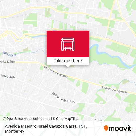 Mapa de Avenida Maestro Israel Cavazos Garza, 151