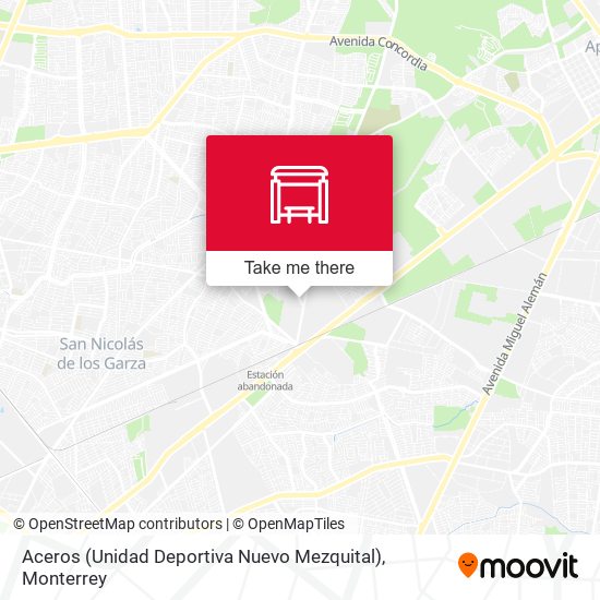 Mapa de Aceros (Unidad Deportiva Nuevo Mezquital)