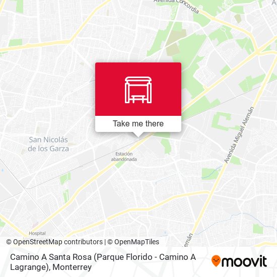 Mapa de Camino A Santa Rosa (Parque Florido - Camino A Lagrange)