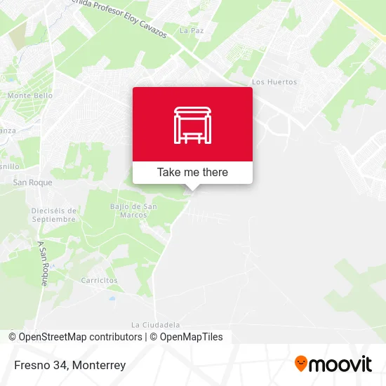 Fresno 34 map