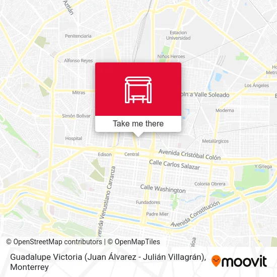 Mapa de Guadalupe Victoria (Juan Álvarez - Julián Villagrán)