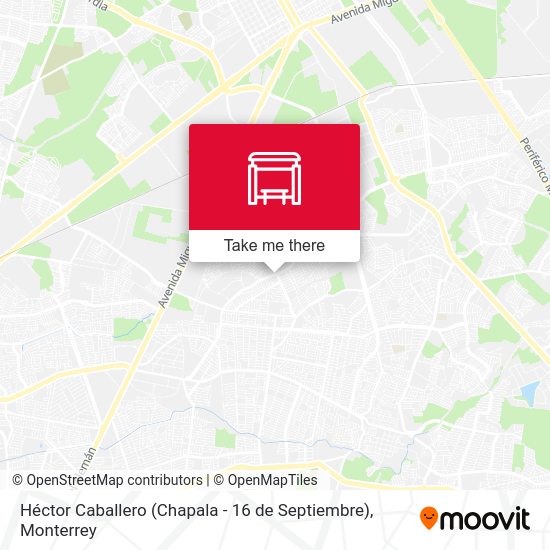 Héctor Caballero (Chapala - 16 de Septiembre) map