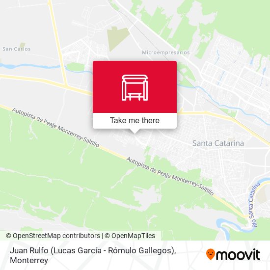 Juan Rulfo (Lucas García - Rómulo Gallegos) map