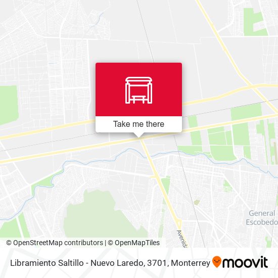 Libramiento Saltillo - Nuevo Laredo, 3701 map