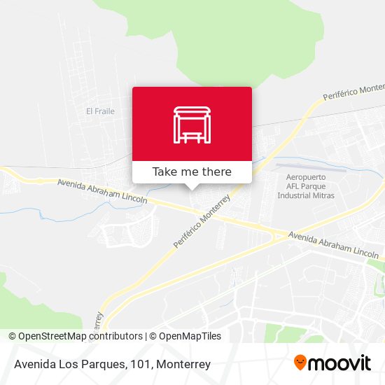 Avenida Los Parques, 101 map