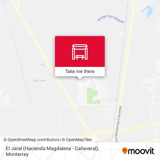 El Jaral (Hacienda Magdalena - Cañaveral) map
