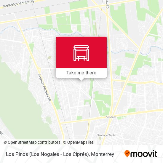 Mapa de Los Pinos (Los Nogales - Los Ciprés)