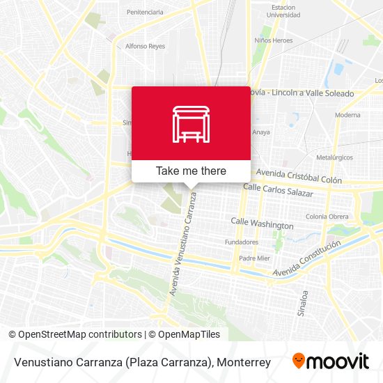 Venustiano Carranza (Plaza Carranza) map