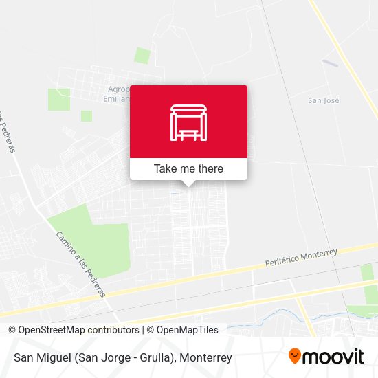 San Miguel (San Jorge - Grulla) map