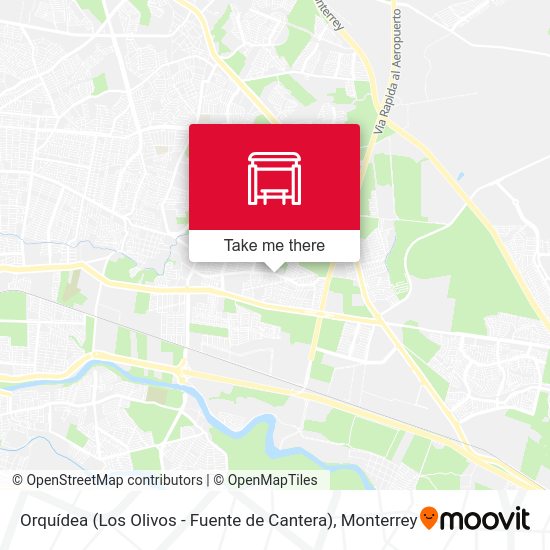 Orquídea (Los Olivos - Fuente de Cantera) map