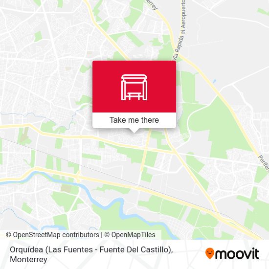 Mapa de Orquídea (Las Fuentes - Fuente Del Castillo)
