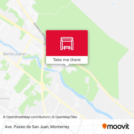 Ave. Paseo de San Juan map