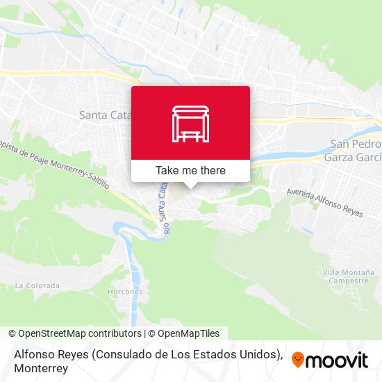 Alfonso Reyes (Consulado de Los Estados Unidos) map