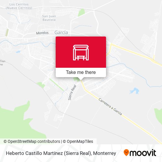 Heberto Castillo Martínez (Sierra Real) map