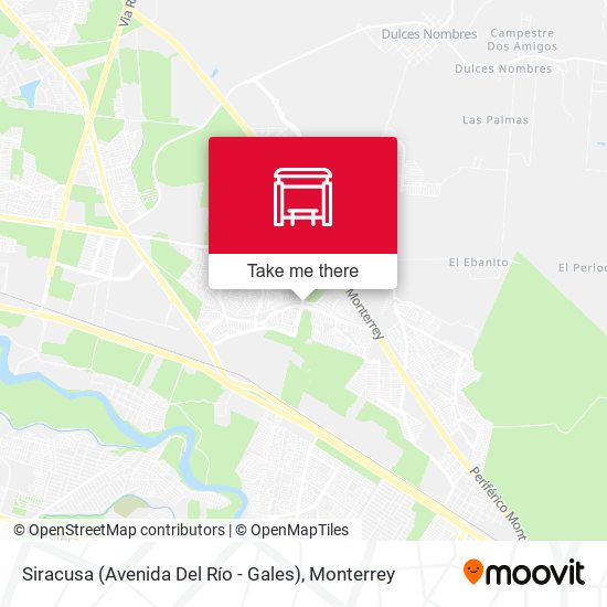 Siracusa (Avenida Del Río - Gales) map
