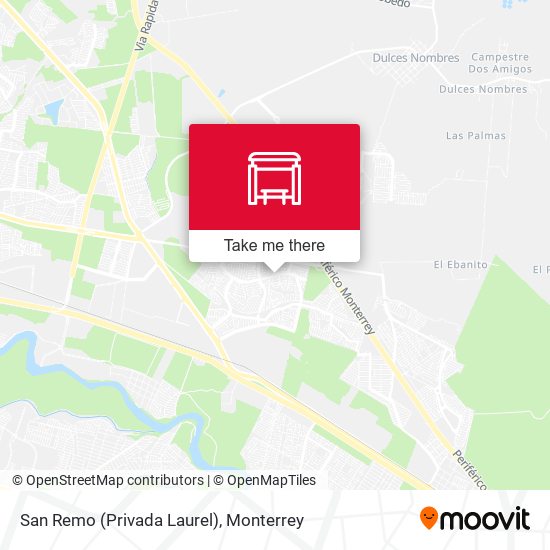 Mapa de San Remo (Privada Laurel)