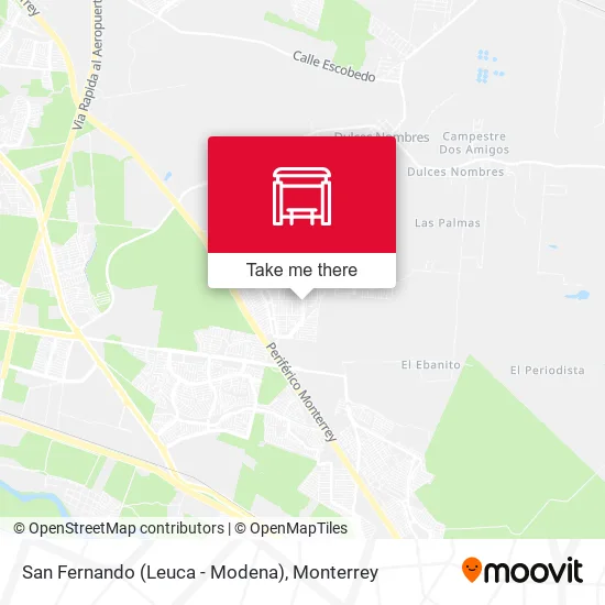San Fernando (Leuca - Modena) map